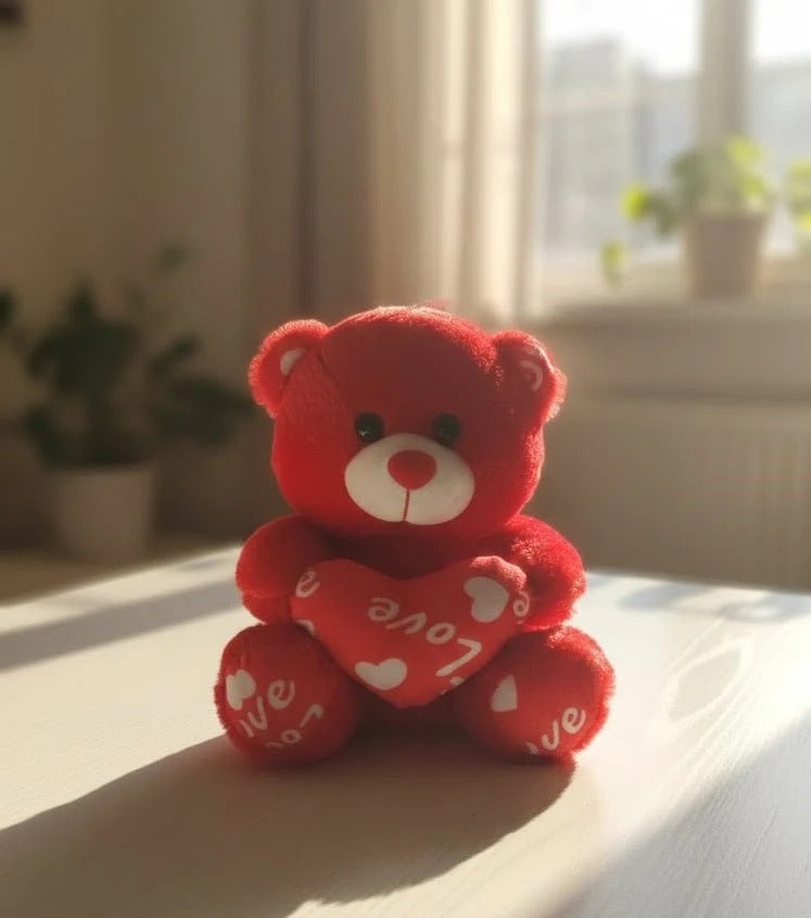 Red Love Teddy Bear Plush Toy