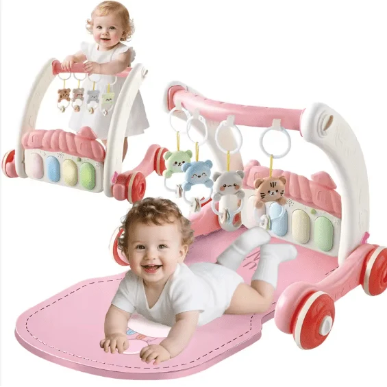 Kids Game 2-in-1 Baby Gym With Walker © Ⓢ