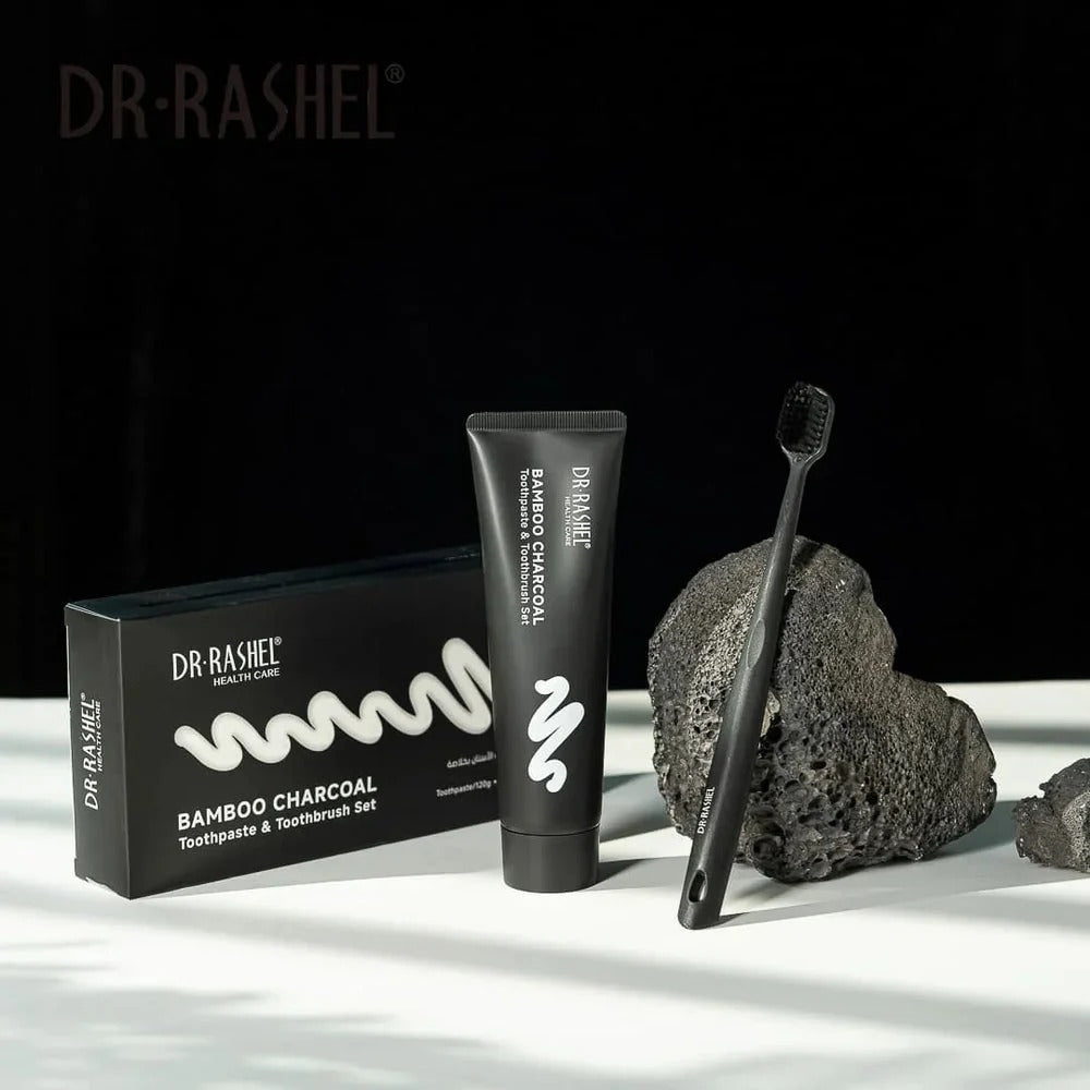DR. RASHEL HEALTH CARE Bamboo Charcoal Toothpaste & Toothbrush