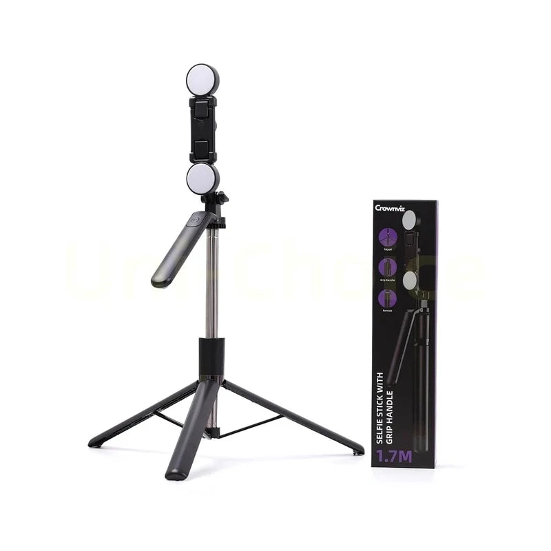 Selfie Stick with Grip Handle