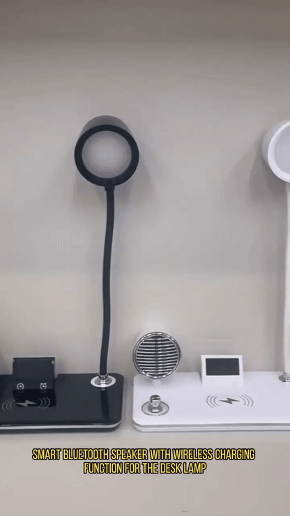 4-in-1 Wireless Charger with BT Speaker