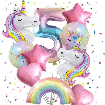 Unicorn Foil Balloon Bouquet