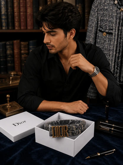 Dior Oblique Jacquard Belt