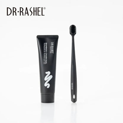 DR. RASHEL HEALTH CARE Bamboo Charcoal Toothpaste & Toothbrush