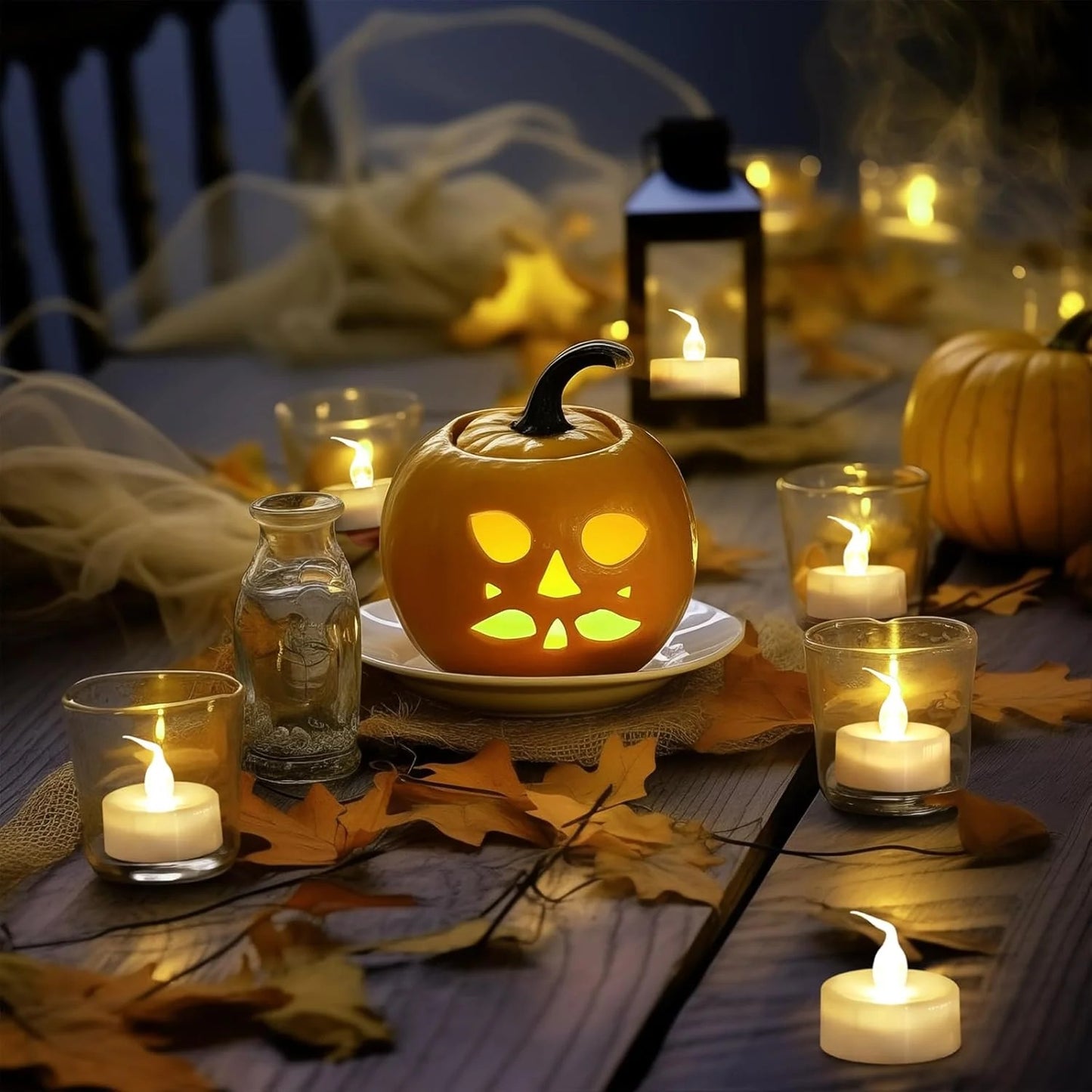 Gold LED Tea Lights