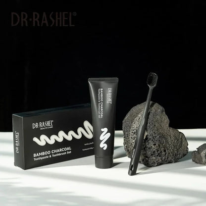 DR. RASHEL HEALTH CARE Bamboo Charcoal Toothpaste & Toothbrush