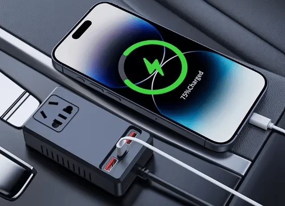 C12 - Intelligent Car Power Inverter with USB Ports