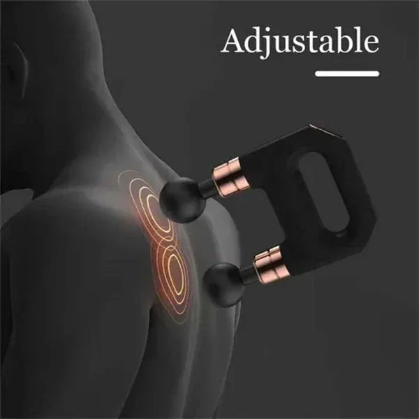 4 Heads Rechargeable Massage Gun Ⓢ