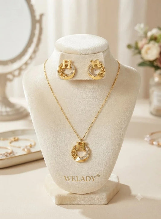 Welady Gold Jewelry Set