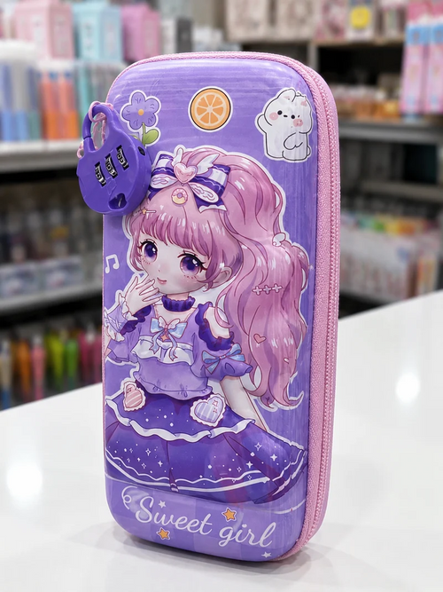 Locked Kawaii Pencil Case