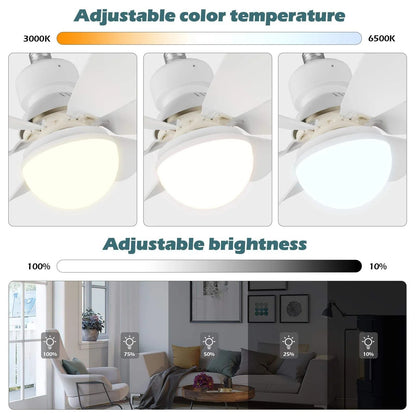 Flower Fan Light - Ceiling Fan with Light