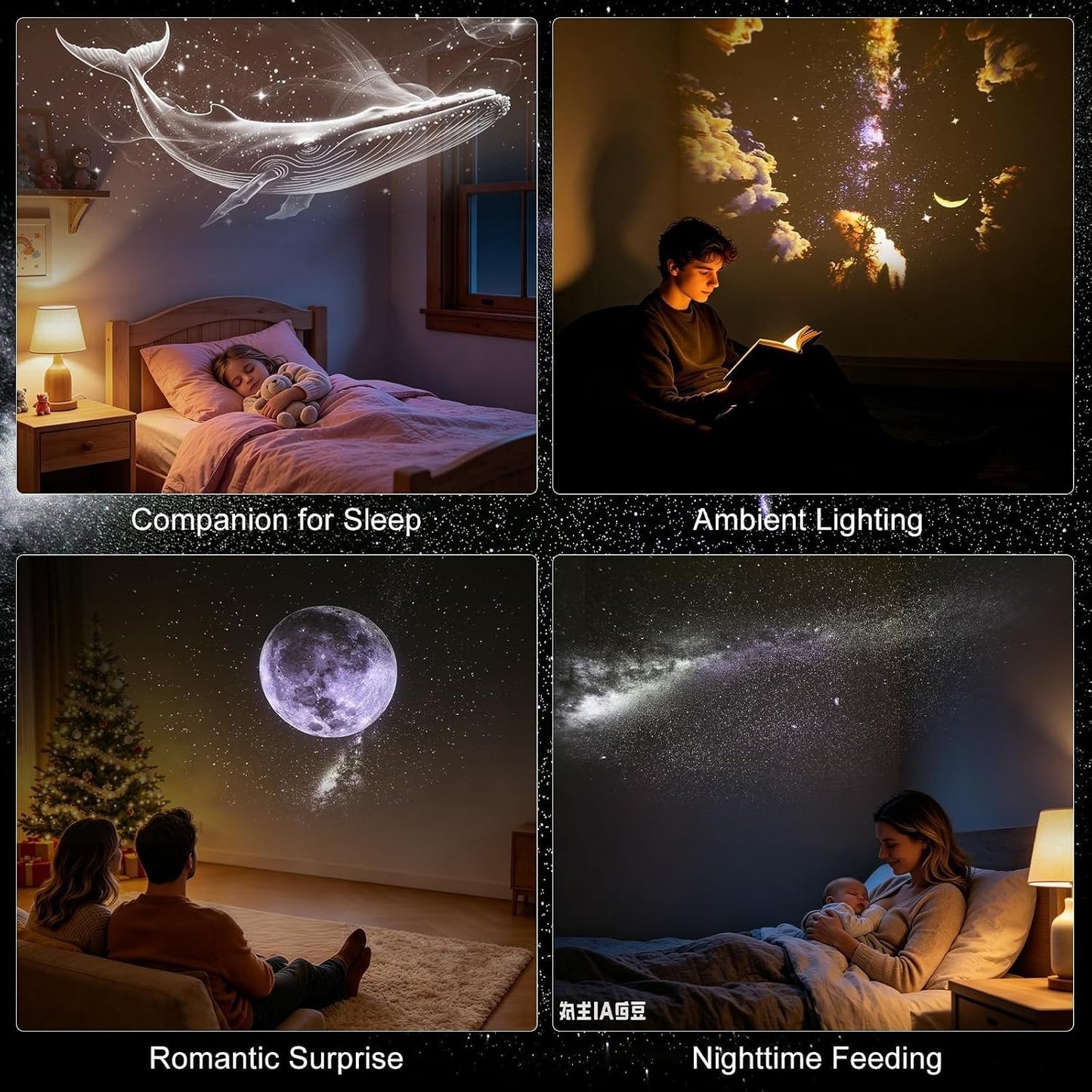 Portable Mini USB Starry Sky Projection Lamp