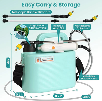 Electric Garden Sprayer 6L Ⓢ