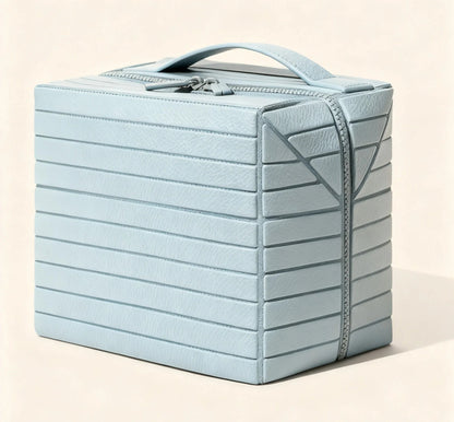 Structured Leather Vanity Case