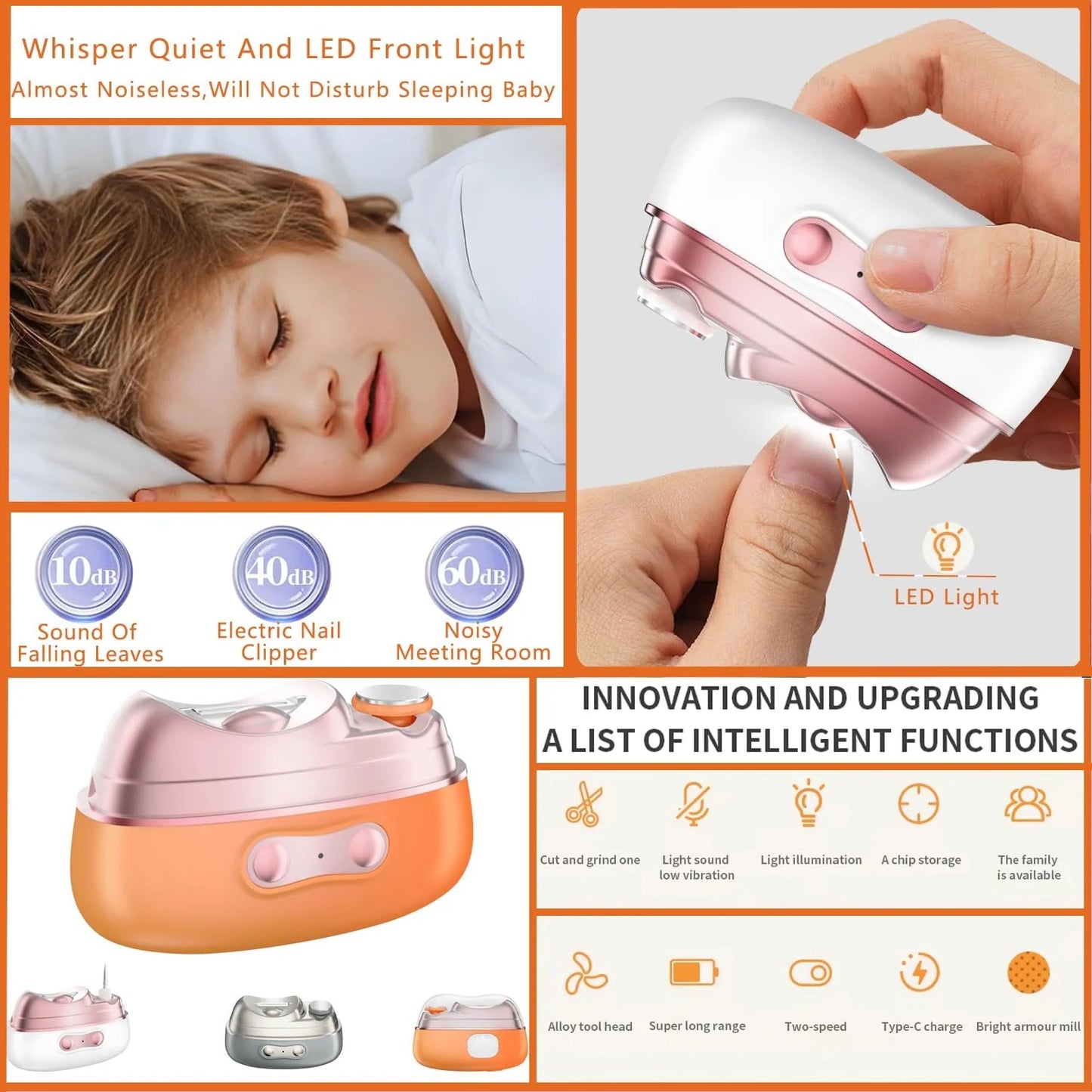 4-in-1 Electric Nail Clipper