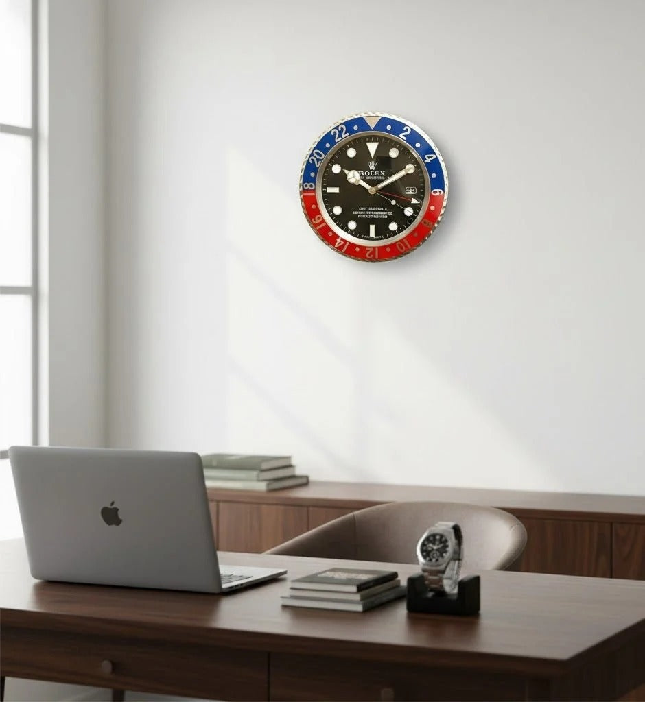 Rolex-Inspired GMT Wall Clock ©