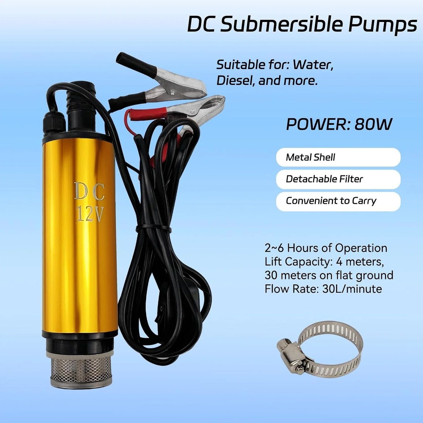Portable Fuel Transfer Pump