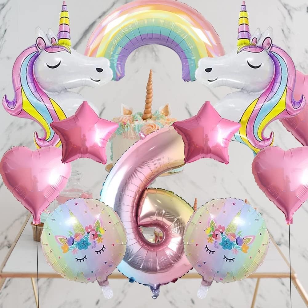 Unicorn Foil Balloon Bouquet