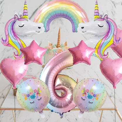 Unicorn Foil Balloon Bouquet