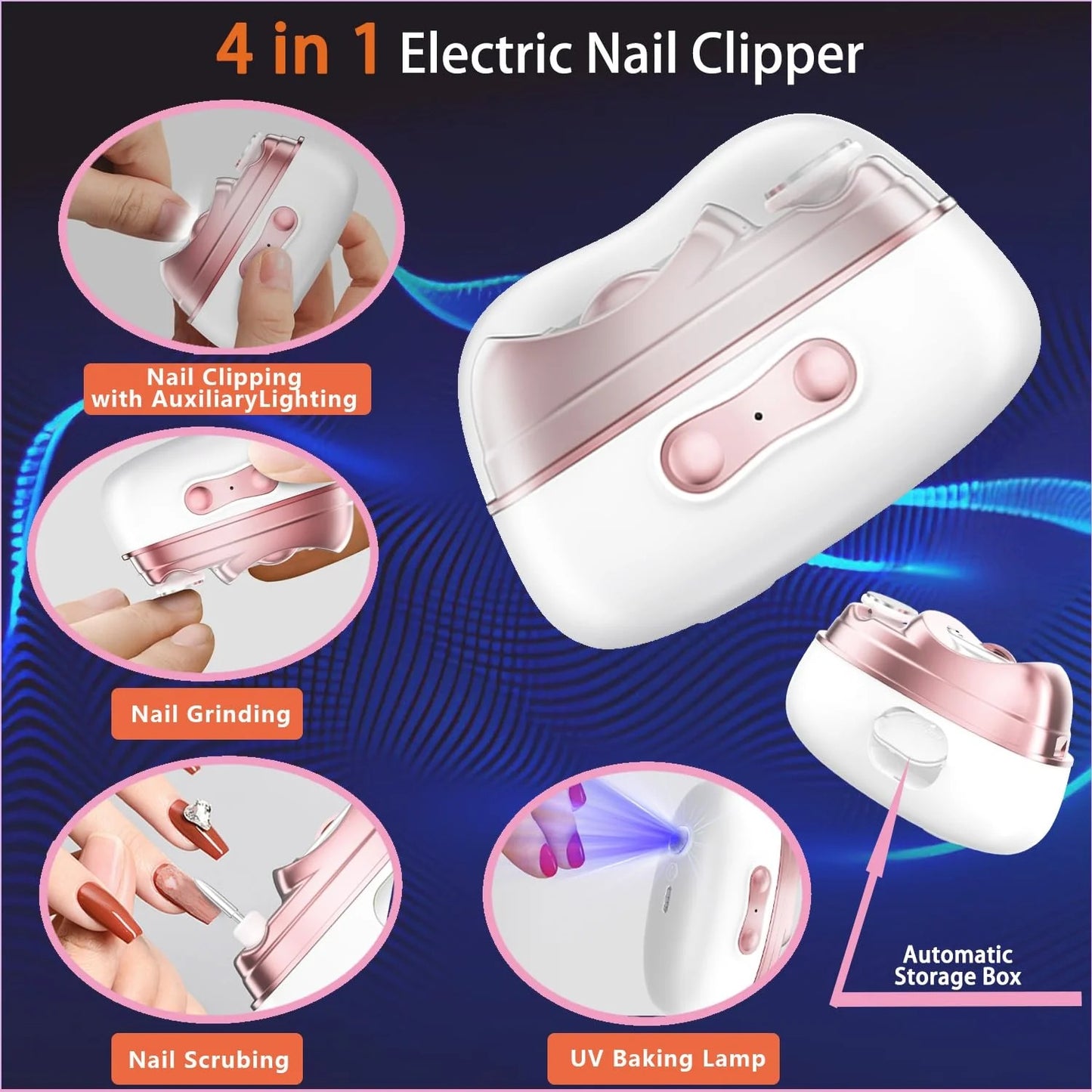 4-in-1 Electric Nail Clipper