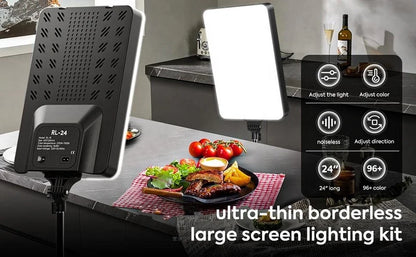 LED Panel Light Kit with Tripod Stand Ⓢ