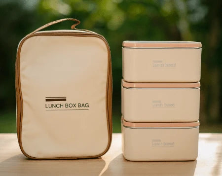 Lunch Box Set with Insulated Carry Bag Ⓢ