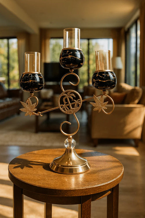 Luxury 3-Head Candle Holder Ⓢ
